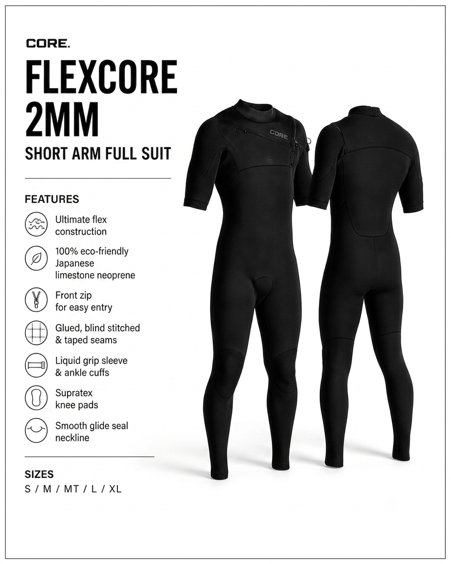 FlexCore 2mm Short arm long leg